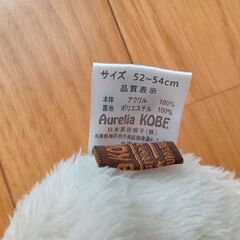 冬用チョッキ100cmと毛糸の帽子の画像