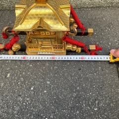 金神輿 ミニチュア置物 約35cmの画像