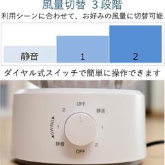 【中古】山善 静音サーキュレーター AAS-KW15（10畳用・左右首振り対応）の画像