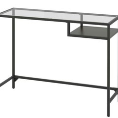 譲ります・IKEAガラステーブルの画像