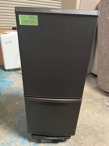 039パナソニック 冷蔵庫 2ドア 138L マットビターブラウン NR-B14BW-T2019年製
【美品 保証有】