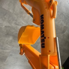 KOMATSU ショベルカー　乗用玩具　電動の画像