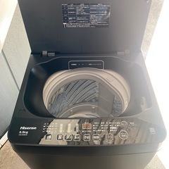 Hisense  5.5kg HW-G55E2K 2024年製 ★マッドブラック★の画像