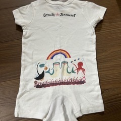 【あげます】半袖ロンパース 70cmの画像