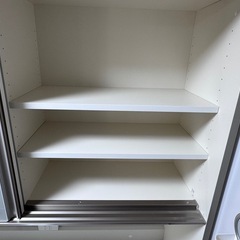 パモウナ　食器棚　ホワイト　LF-1200Rの画像