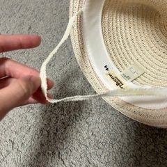 【ホットビスケッツ】くま耳麦わら帽子 44の画像