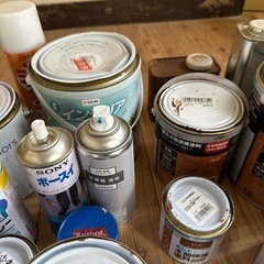 塗装缶　ペンキ　塗装　DIY まとめ売りの画像