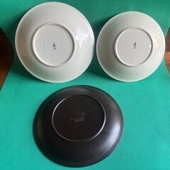 陶器の大皿 3枚｜洋皿（26.8cm）和皿（26.5cm 23.4cm）の画像
