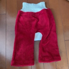 【80】着用1回のみ もこもこ 長ズボン 冬服の画像