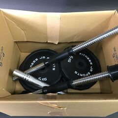 10/12終 FITNESS JM SPORTS ダンベル シャフトセット 5kg×4 20kg