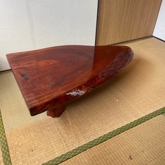サイドテーブル　天板一枚板の画像