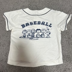 【スヌーピー】ベースボールシャツ 100の画像