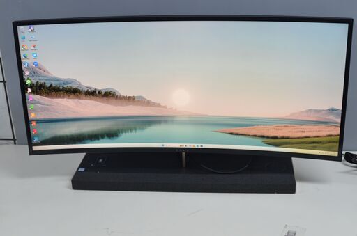 一体型パソコン HP ENVY Curved All-in-One 34-b190jp Windows11 Core i7-9700T/SSD512GB+HDD2TB/メモリ16GB/34インチ/湾曲液晶/GTX1050