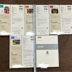 中学生の音楽教科書　5冊の画像