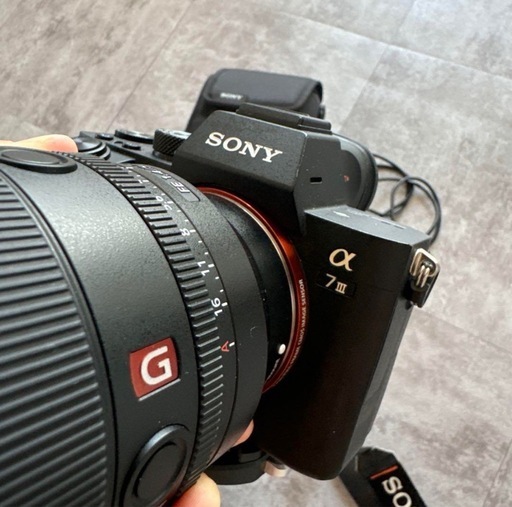 sonya7III本体とGmaster50mmレンズ、三脚フルセット