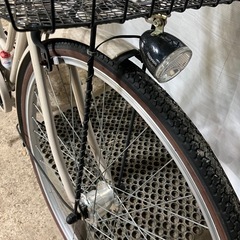 【27インチ シティサイクル オートライト/６段変速】すぐお乗り頂けます！整備済！一部地域送料無料！の画像