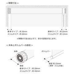 ロールスクリーン【突っ張り/1級遮光】の画像