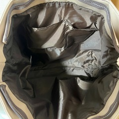 レディース トートバッグ ピンクベージュの画像