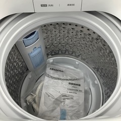 90分の無料軽トラック貸出サービス！【Hisense】全自動洗濯機（HW-K70J）のご紹介です!の画像