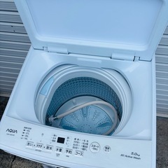 【早い物勝ち！】2025年製 AQUA 洗濯機 AQW-S5E4 5kg 1度だけ使用の画像