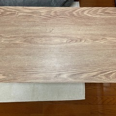 RASIKローテーブル 白 ウッドの画像