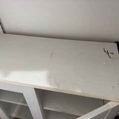 ニトリ　キャビネット　棚　収納　ホワイトの画像