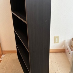 カラーボックス　ブラック　収納棚の画像