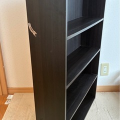 カラーボックス　ブラック　収納棚の画像