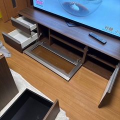 ウォールナット/大川家具/テレビ台の画像