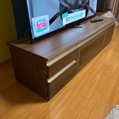 ウォールナット/大川家具/テレビ台の画像