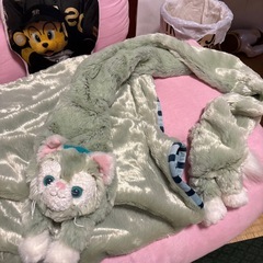 ディズニーのブランケットとまふマフラーの画像