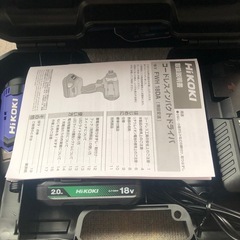 未使用 ハイコーキインパクトドライバーの画像