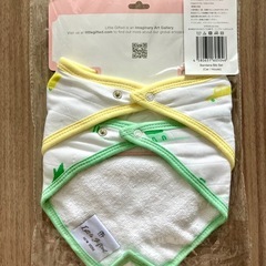 【新品】スタイ　バンダナ　ビブ　オーガニックコットン　2枚セット　の画像