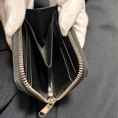 【美品】GUCCI グッチ GGエンボス　財布 ブラックの画像
