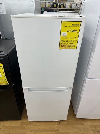 【ドリーム川西店御来店限定】☆ジモティー見たよ♪割引☆ニトリ　冷蔵庫　グラシア　NTR-106  2019年製　汚れ多数　現状品／クリ