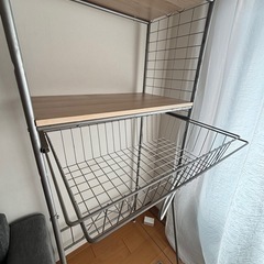 無料でお譲りします【ランドリー用スチールラック】の画像