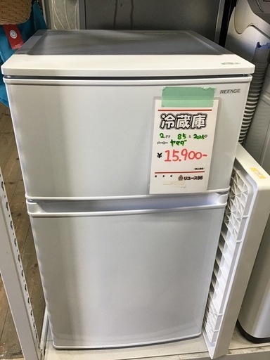 ●販売終了●ヤマダ　2ドア冷蔵庫　2025年製　85L     中古品