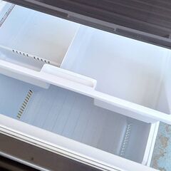 【B325】三菱　冷蔵庫　2018年製　ブラウン　365L　動作確認OKの画像