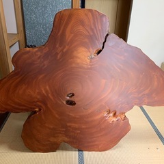 値下げします❣️　欅　一枚板のテーブルの画像