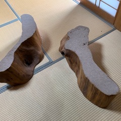 値下げします❣️　欅　一枚板のテーブルの画像