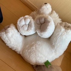 オオカミのぬいぐるみの画像