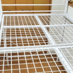 【美品】定価約40,000円を19,800円にて🌟ニトリのロフトベッド🌟展示品レベル🌟大人が普通に使っていたので、柵にぶら下がったりもしておらず、使用感は少なくとても綺麗です。NITORIさんプロ組み立て🌟簡易解体のため、お持ち帰り後の組み立てが簡単です。https://www.nitori-net.jp/ec/product/2190800001975s/の画像
