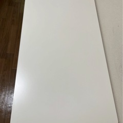 テーブル　机　白　大きさ110cm×60cm 高さ75cmの画像