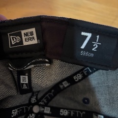 NEW ERA ニューエラキャップ 59FIFTY デニムキャップ 7 1/2帽子の画像