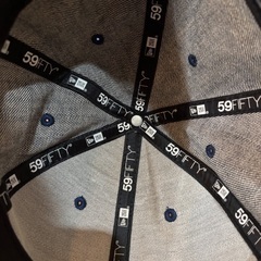 NEW ERA ニューエラキャップ 59FIFTY デニムキャップ 7 1/2帽子の画像