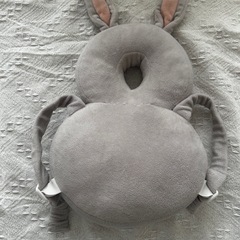 ごっつん防止　クッション　赤ちゃん　うさぎ　ぐれーグレーの画像