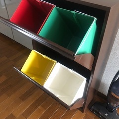 家具調 4分別 ゴミ箱の画像