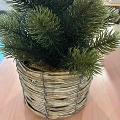 卓上クリスマスツリーの画像