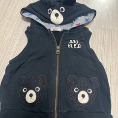 DOUBLE.B ミキハウス　上下セット　80㎝の画像