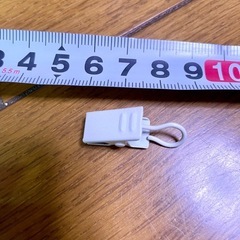 カーテンクリップフックアイボリー50個の画像